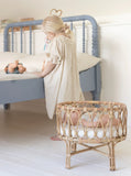 Poppie Crib Rattan Crib - Classic