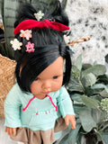 Aurora With Vanellope Von Schweetz Inspired Outfit- Mini Colettos Girl Doll - OOAK