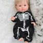 Skeleton Inspired Costume- Doll