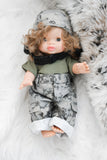 Army Camo Inspired Outfit- Doll