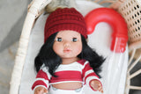 Aurora With Christmas Outfit- Mini Colettos Girl Doll - OOAK