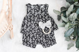 Charcoal Grey Romper Set - MINIKANE NEWBORN DOLL