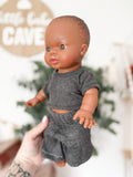 Trina With Poncho Outfit- Minikane Girl Doll - OOAK