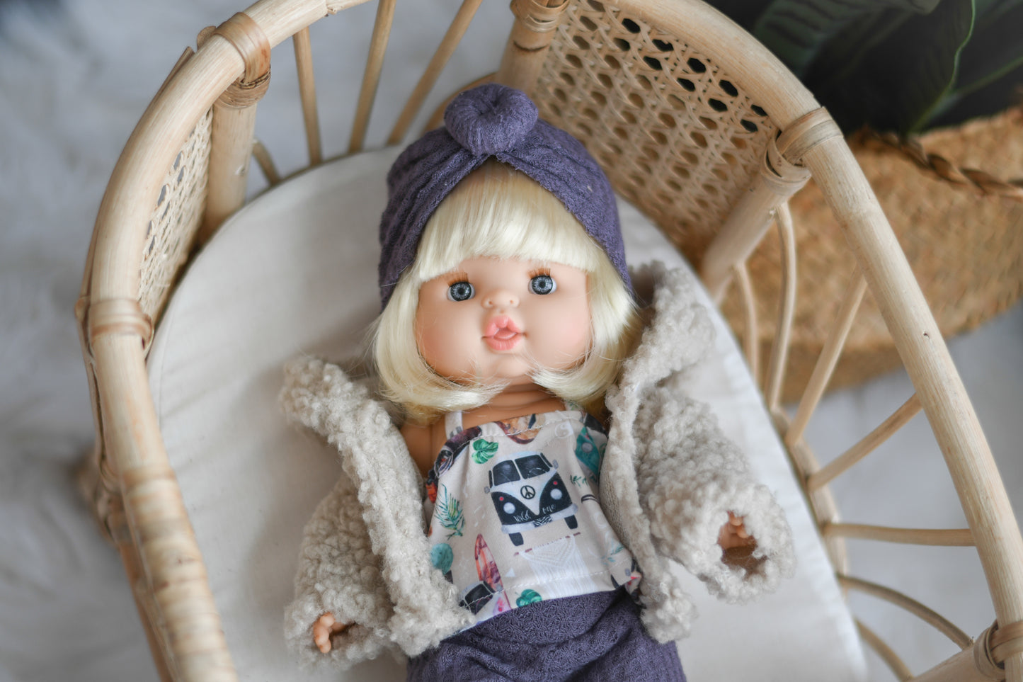 Angèle With Wanderlust Outfit- Minikane Girl Doll - OOAK