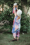 9/12m USA Tie-dye Romper Set - Dolly + Me