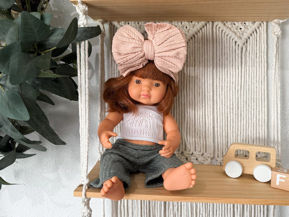 Kylie With Boho Outfit- Miniland Girl Doll - OOAK
