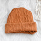 Rust Knit Beanie- DOLL