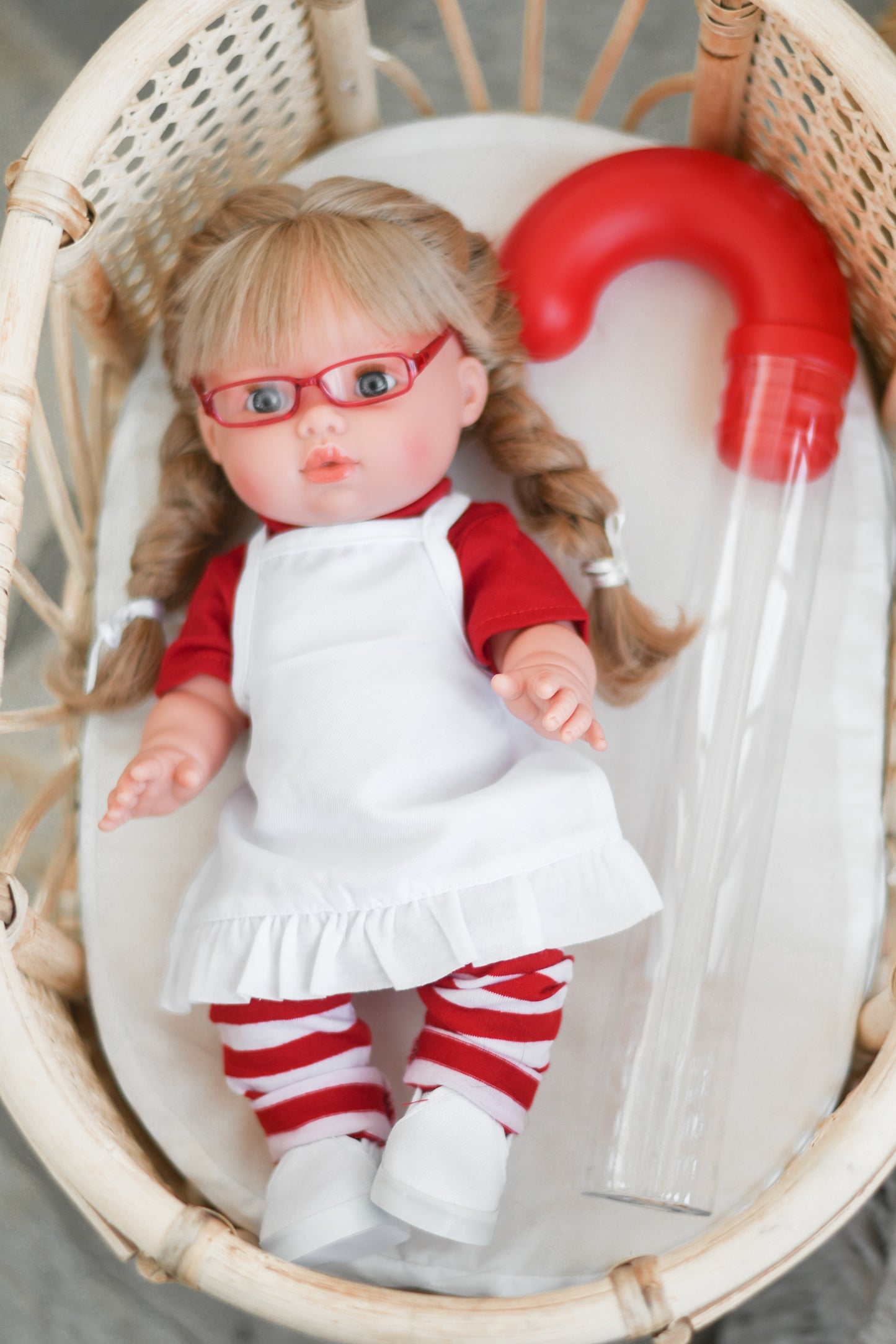 Lyla With Christmas Baking Outfit- Mini Colettos Girl Doll - OOAK
