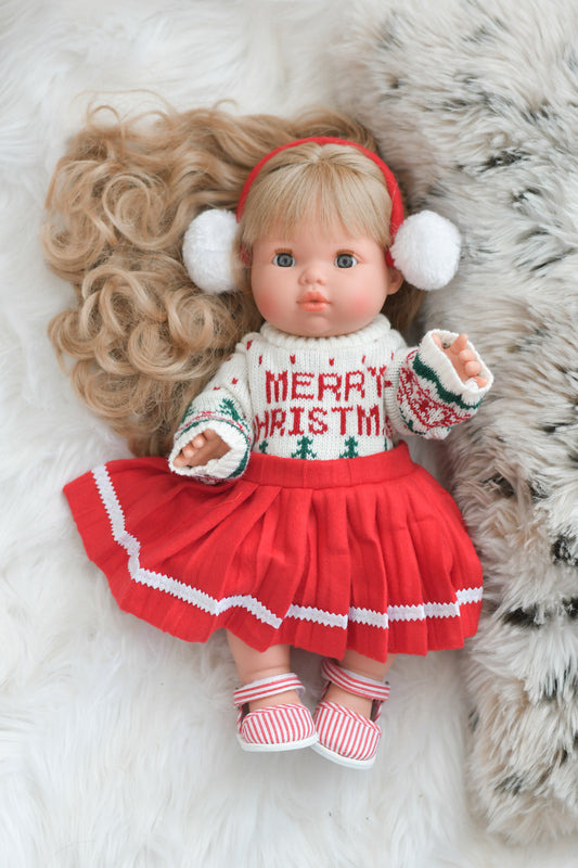 Merry Christmas Sweater Set- DOLL