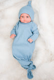 Blue Sleeper Set - MINIKANE NEWBORN DOLL