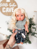 Sage With Boho Outfit- Mini Colettos Girl Doll - OOAK