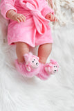 Pink Robe & Poodle Slipper Set- DOLL