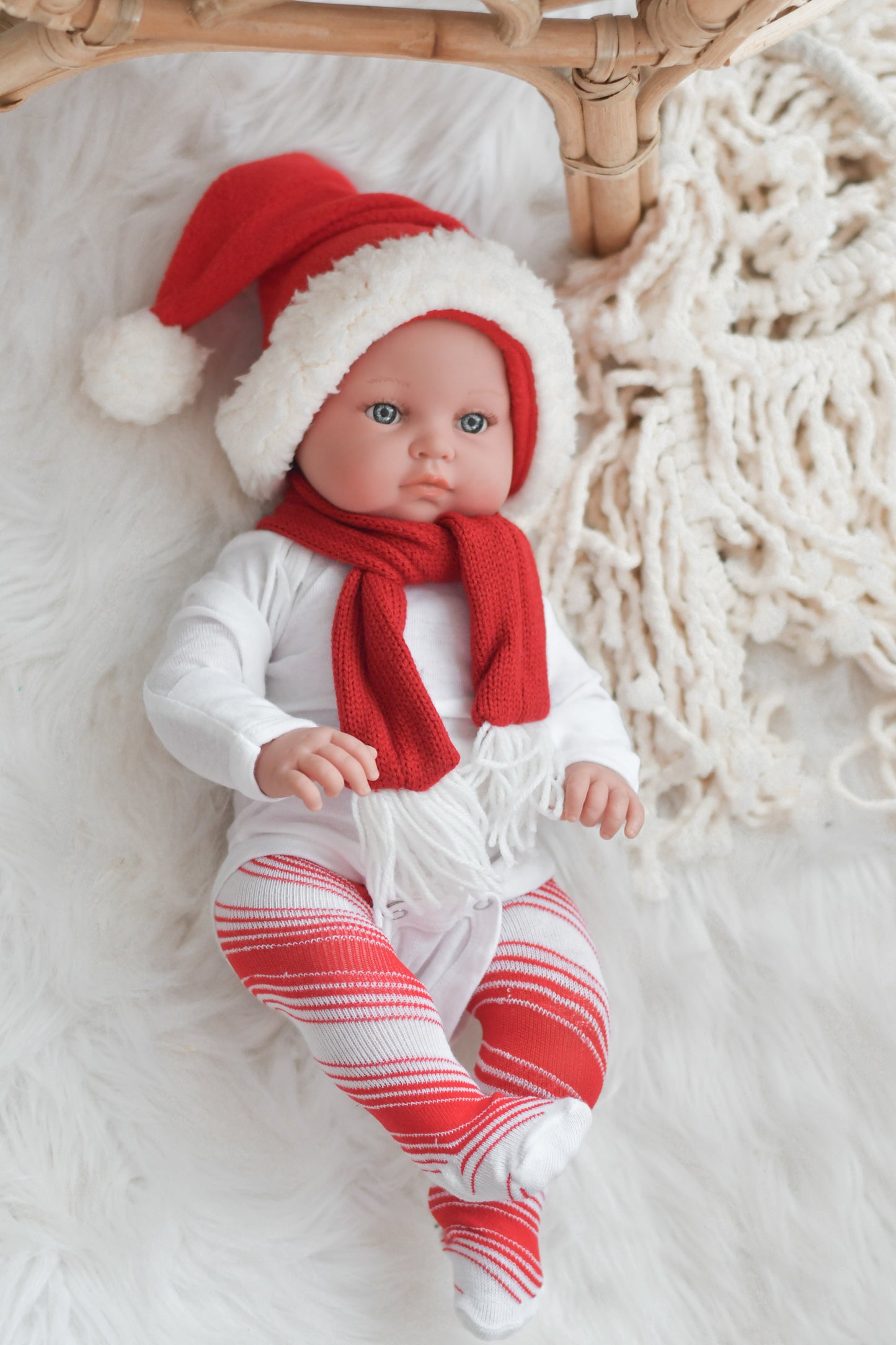 Christmas Outfit with Santa Hat- DOLL