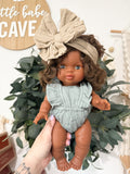 Charlie With Bunny Outfit- Minikane Girl Doll - OOAK