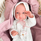 Anna - Anatomically Correct Newborn Doll with Carry Cot
