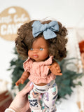 Charlie With Boho Outfit- Minikane Girl Doll - OOAK