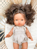 Gingham Bodysuit - Tan + White - DOLL