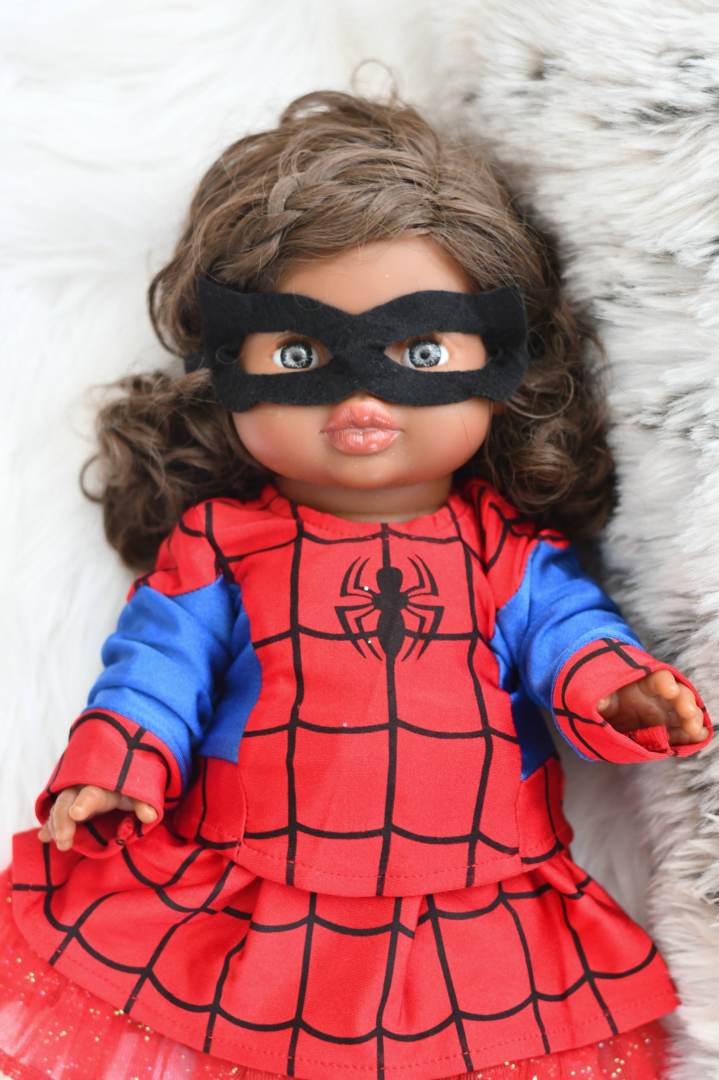 Spider Girl Inspired Dress- Doll