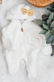 Ivory Sherpa Sleeper Set - MINIKANE NEWBORN DOLL