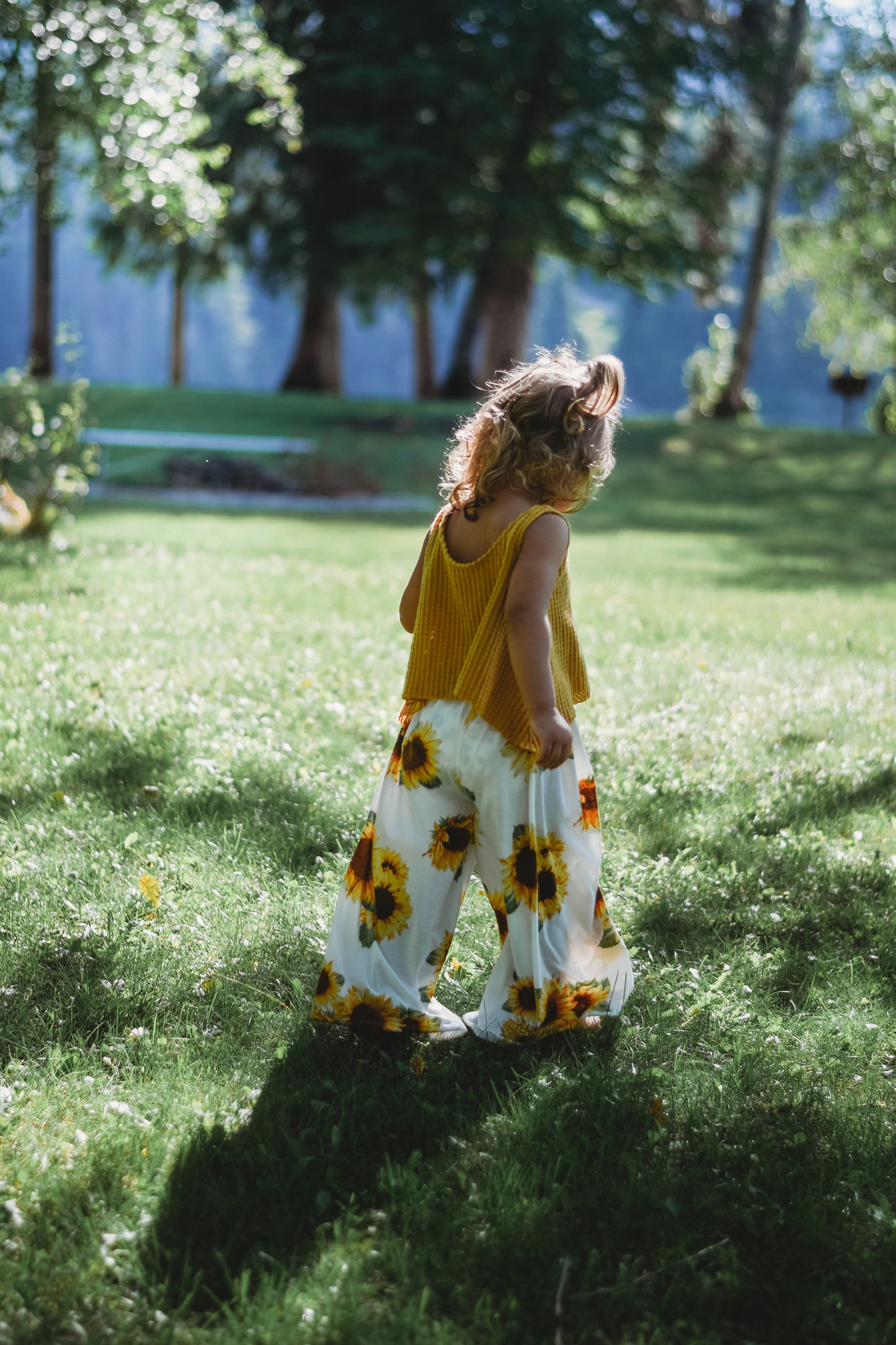 Palazzo Pants - Sunflower