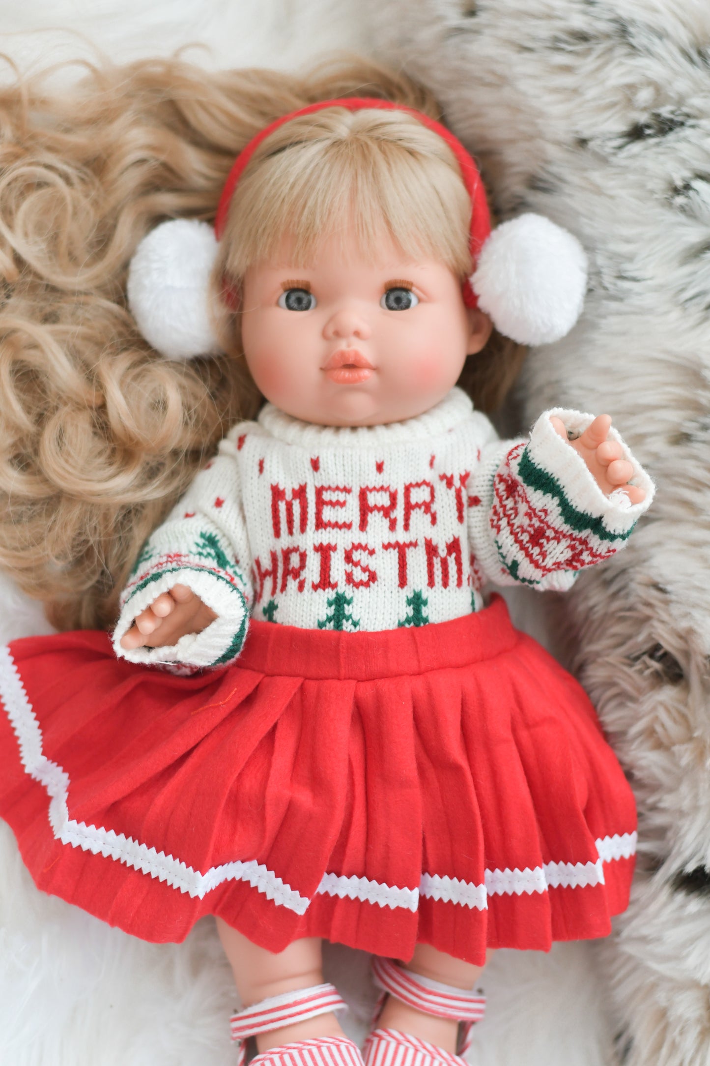 Merry Christmas Sweater Set- DOLL