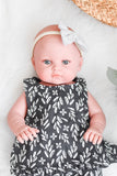 Charcoal Grey Romper Set - MINIKANE NEWBORN DOLL