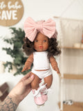 Zaara With Roller Skate Lounge Outfit- Mini Colettos Girl Doll - OOAK