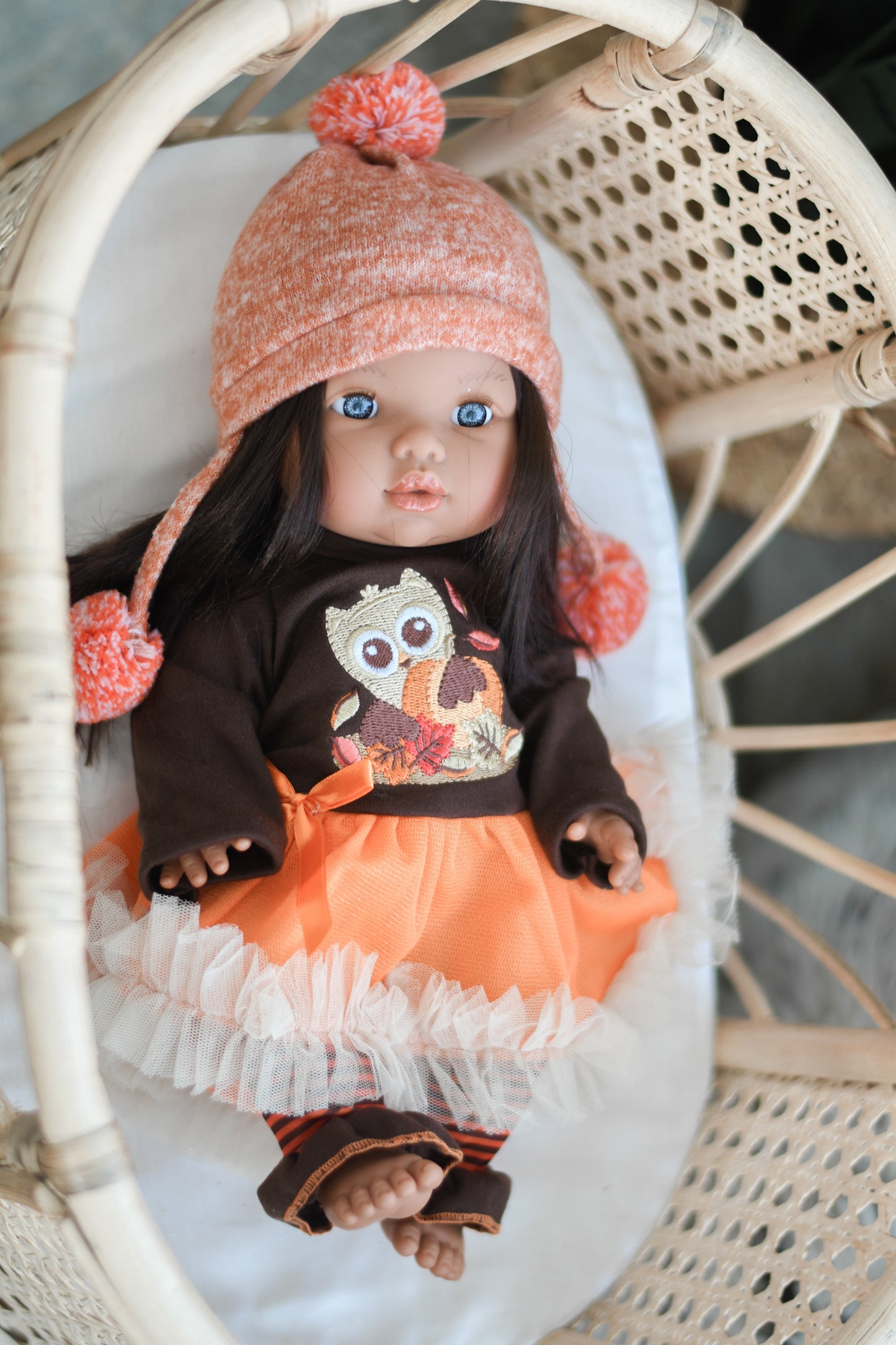 Fall Sweater Set - Brown- DOLL