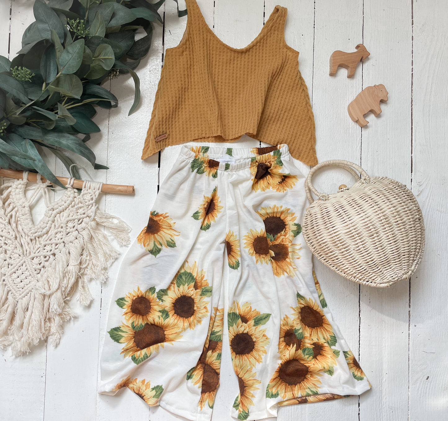 Palazzo Pants - Sunflower