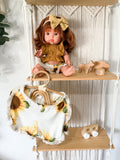 Sophia With Boho Outfit with 2t shorts - Mini Colettos Girl Doll - OOAK+ 5 FREE ITEMS!