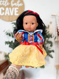 Aurora With Princess Inspired Outfit- Mini Colettos Girl Doll - OOAK