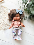 Charlie With Boho Outfit- Minikane Girl Doll - OOAK