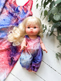 9/12m USA Tie-dye Romper Set - Dolly + Me