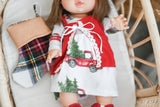 Jeanne With Christmas Set- Minikane Girl Doll - OOAK