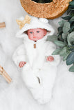 Ivory Sherpa Sleeper Set - MINIKANE NEWBORN DOLL