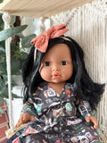 Aurora With Boho Inspired Outfit- Mini Colettos Girl Doll - OOAK