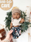 Aya With Boho Outfit- Mini Colettos Girl Doll - OOAK