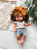 Zaara With Boho Outfit- Mini Colettos Girl Doll - OOAK+ 5 FREE ITEMS!