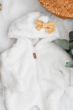 Ivory Sherpa Sleeper Set - MINIKANE NEWBORN DOLL