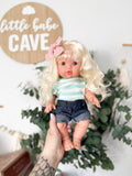 Sage With Boho Outfit- Mini Colettos Girl Doll - OOAK+ 5 FREE ITEMS!