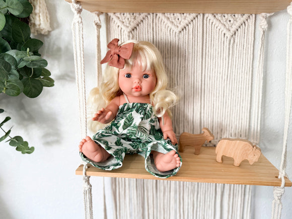Sage With Boho Outfit- Mini Colettos Girl Doll - OOAK