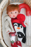 Jasper With Christmas Outfit- Mini Colettos Boy Doll - OOAK