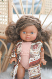 Charlie With Boho Outfit- Minikane Girl Doll - OOAK