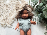 Charlie With Bunny Outfit- Minikane Girl Doll - OOAK