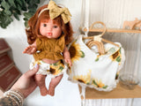 Sophia With Boho Outfit with 2t shorts - Mini Colettos Girl Doll - OOAK+ 5 FREE ITEMS!