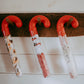 Red Candy Cane Tube BPA-Free Plastic Container