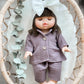 Eggplant Gauze Pajamas - Doll