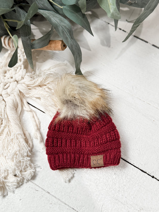 CC Beanie > Deep Red- DOLL