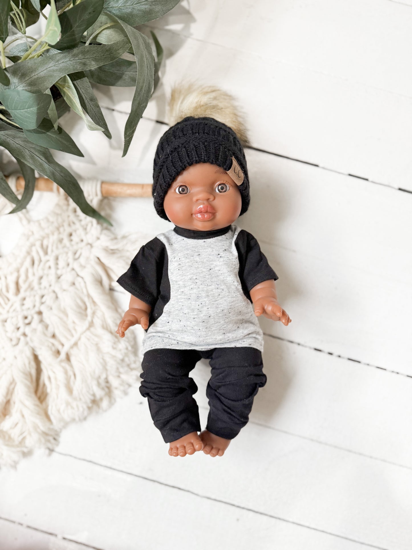 CC Beanie > Black- DOLL