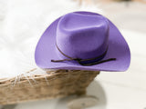 Purple Cowboy / Cowgirl Hat - Doll